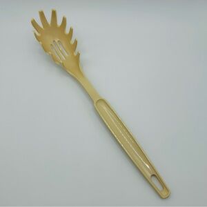 Vintage Ekco Almond Pasta Server Slotted Spoon